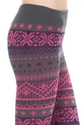 Women's Regular Fair Isle Fleece Leggings